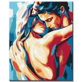 Malen nach Zahlen Randvoll mit Liebe LiebesPaar