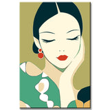 Malen nach Zahlen Orientalische Frau I