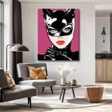 Malen nach Zahlen Catwoman-Pop-Art I