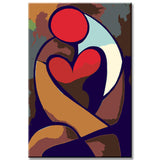 Malen nach Zahlen Herz und Seele