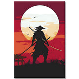 Malen nach Zahlen Samurai Krieger
