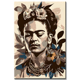 Malen nach Zahlen Frida Kahlo Portrait