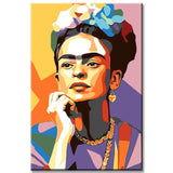 Malen nach Zahlen Frida Kahlo Pop Art