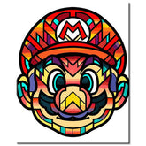 Malen nach Zahlen Super-Mario Porträt Kunst