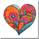 Malen nach Zahlen Abstrakte Kunst Liebe