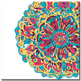 Malen nach Zahlen Mandala Blumenkreis