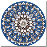 Malen nach Zahlen Buntes Rundes Mandala
