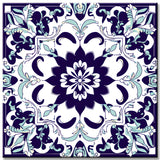 Malen nach Zahlen Quadratisches Mandala