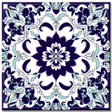 Malen nach Zahlen Quadratisches Mandala