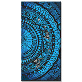 Malen nach Zahlen Mandala Blumen II Versand aus DE-60*120cm-ohne Keilrahmen-ohne Bespannungsservice