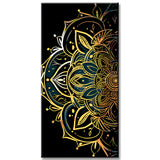Malen nach Zahlen Panorama Vintage Mandala Kunst