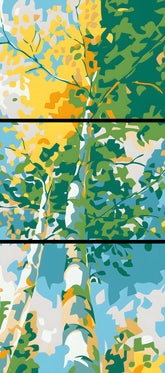 Malen nach Zahlen Kunst Natur 3-teilig