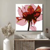 Malen nach Zahlen Bkumen Rose mit Kopf nach Oben