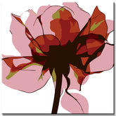 Malen nach Zahlen Bkumen Rose mit Kopf nach Oben