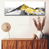 Malen nach Zahlen Berglandschaft mit Schnee