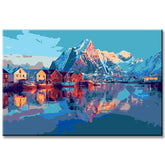 Malen nach Zahlen Norwegen Lofoten