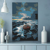 Malen nach Zahlen Strand Lofoten