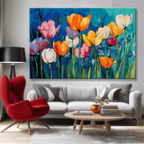 Malen nach Zahlen Rosa Tulpen