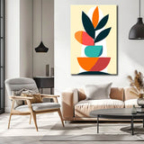 Malen nach Zahlen Abstrakter Tropen Naturstapel