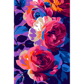 Malen nach Zahlen Farbenfrohe Blumen