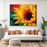 Malen nach Zahlen Sonnenblume
