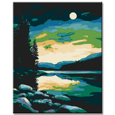 Malen nach Zahlen Himmelslichter Polarlichter