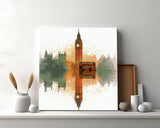 Malen nach Zahlen London in Aquarell