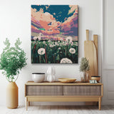 Malen nach Zahlen PusteBlumen Feld