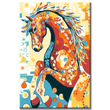 Malen nach Zahlen Kunst Tier Pferd