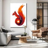 Malen nach Zahlen Kunst Tier Eichhörnchen