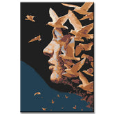 Malen nach Zahlen Kunst Malerei Frau