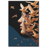 Malen nach Zahlen Kunst Malerei Frau