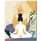 Malen nach Zahlen Kunst Meditatives Yoga