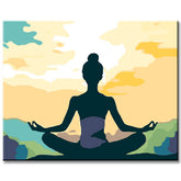 Malen nach Zahlen Yoga und Meditation