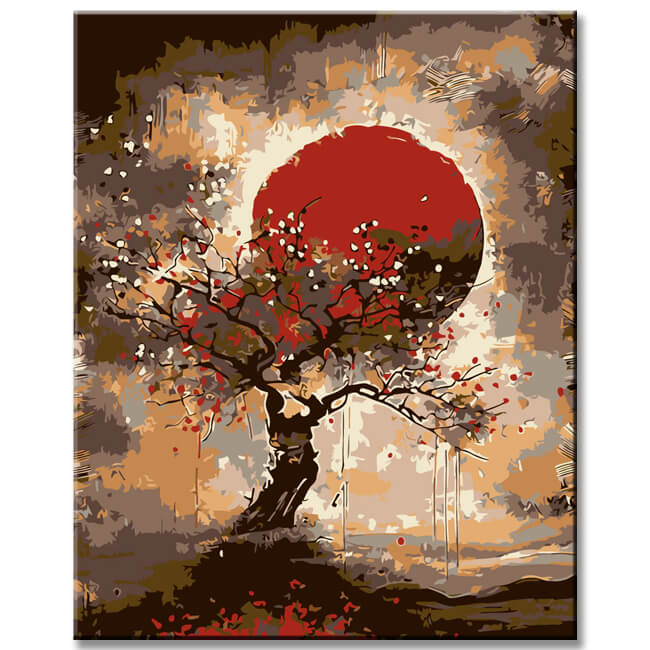 Malen nach Zahlen Abstrakt Iroha