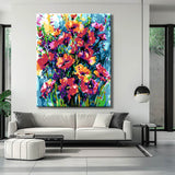 Malen nach Zahlen Kunst Blumenjubiläum II