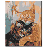 Malen nach Zahlen Katzenfreunde