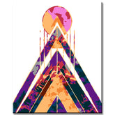 Malen nach Zahlen Kunst Tipi Berg I