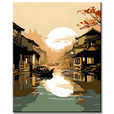 Wuzhen Wasserstadt - Malen nach Zahlen
