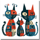 Malen nach Zahlen für Kinder Katzen Malerei