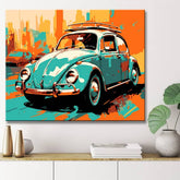 Malen nach Zahlen VW Käfer Malerei