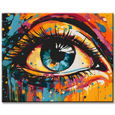 Bunte Augen Malen nach Zahlen