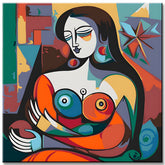 Picasso Kunstwerk - Malen nach Zahlen