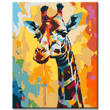 Giraffen-Dadaismus - Malen nach Zahlen