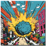 Pop-Art-Explosion - Malen nach Zahlen