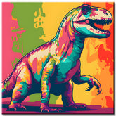 Baryonyx Dinosaurier - Malen nach Zahlen