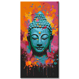 Buddhistische Kunst als Bilderwand Farbenfrohe und Spirituelle LeinwandBilder - 3-teilig