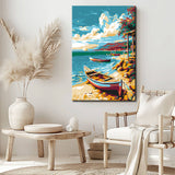 Malen nach Zahlen Malerei Ferien am Meer