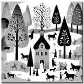 Schwedische Volkskunst 4 - Malen nach Zahlen