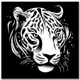 Weißer Tiger - Malen nach Zahlen Tierkunst